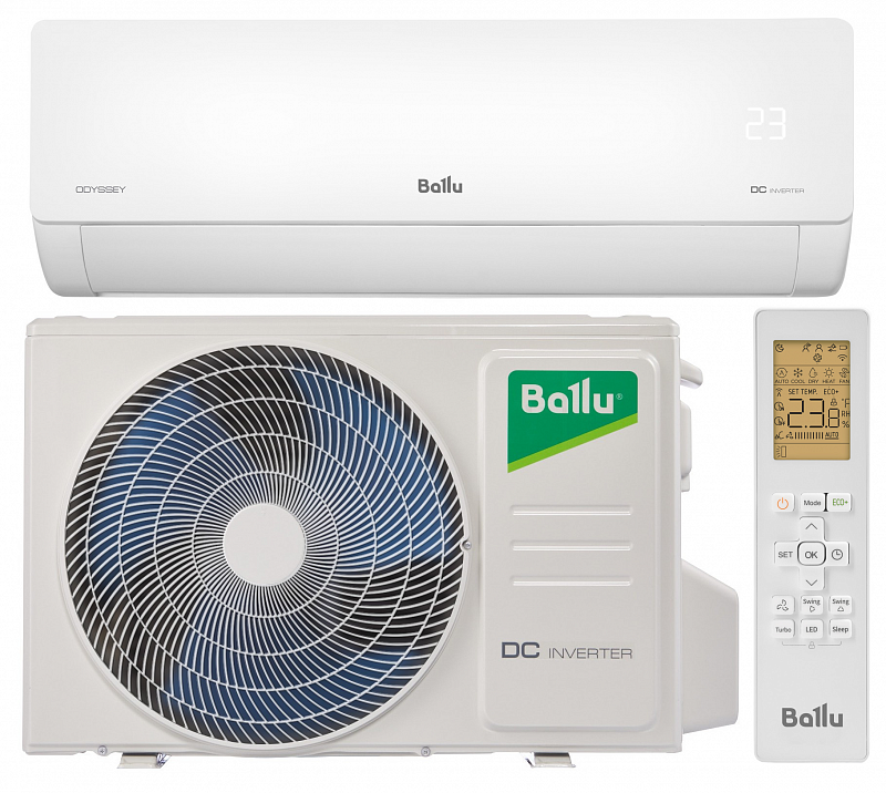 Сплит-система инверторного типа Ballu Eco Smart DC BSYI-10HN8_V4 комплект